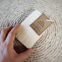 Exfoliating Loofah Sponge on the rope - Aphrodite and Ares ethical store