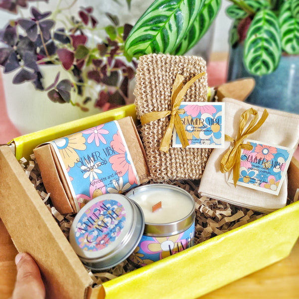 Summer Vibe - Vegan and Organic Spa Gift Set