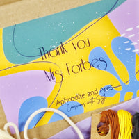 'Athena' Letterbox Personalised Vegan Birthday Treat