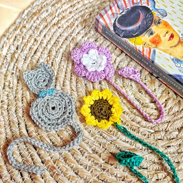 Handmade Crochet Bookmark Aphrodite and Ares 