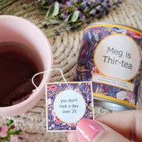 Thirt-TEA Personalised 30th Milestone Tea Set - Aphrodite and Ares ethical store